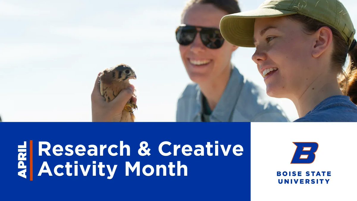 BoiseState's tweet photo. SAVE THE DATE for the 18th annual Undergraduate Research Showcase, scheduled virtually from 9 a.m. to 3:30 p.m. on Friday, April 22.
Hosted by @BoiseStateIFITS, attend at: https://t.co/aDgVlKVGyT
#BoiseState #URS2022 https://t.co/SCoun7YKcb