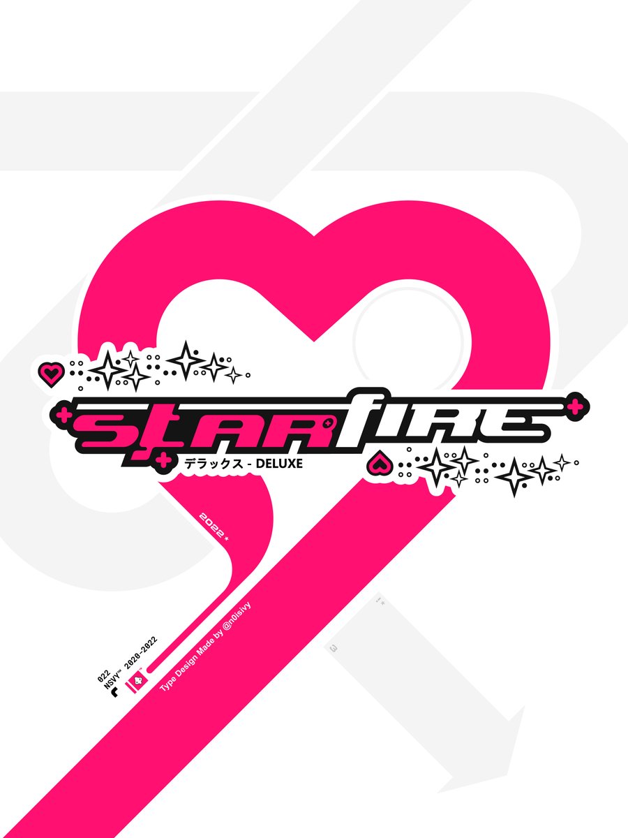 𝗦𝗧𝗔𝗥𝗙𝗜𝗥𝗘!© Type Design 2022