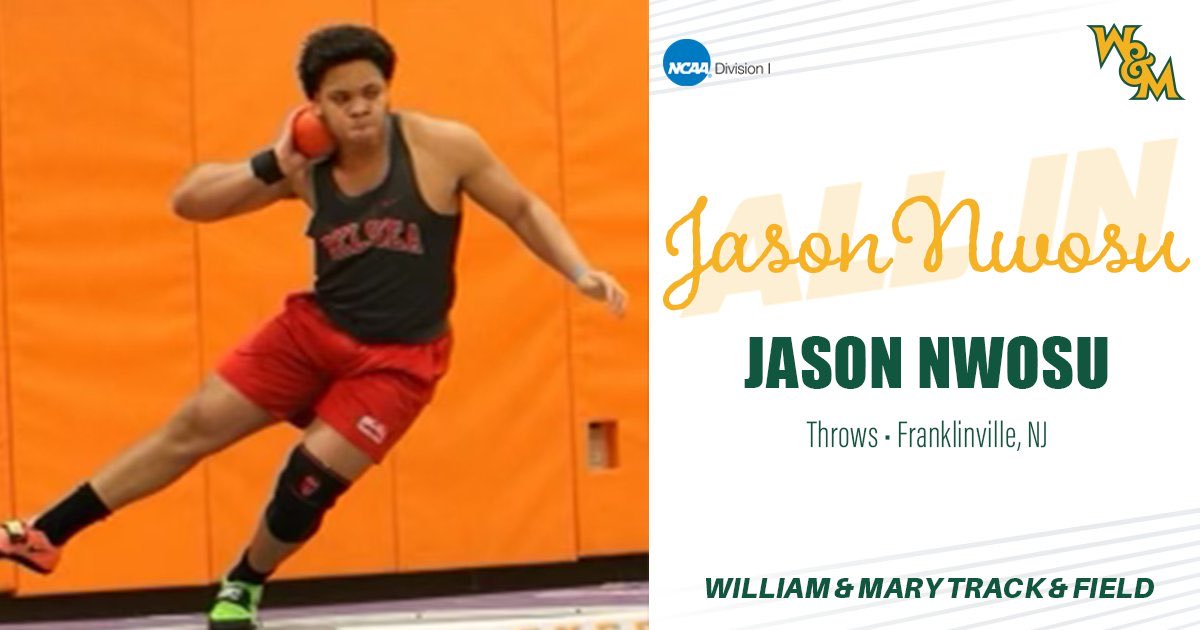 DelseaTrack's tweet photo. Congratulations to Jason Nwosu who signed his NLI with Division 1 William and Mary! https://t.co/kzUwGg8D40