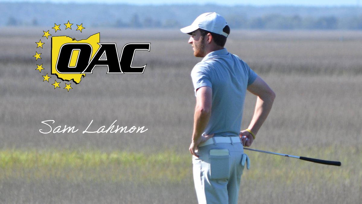 Ott_Athletics's tweet photo. MGOLF: Junior Sam Lahmon earns OAC Player of the Week honors after finishing T-4 in a very competitive field of 50 individuals at Champions Pointe. His efforts led the Cards to a team victory in the Fuzzy Zoeller Classic! 💪😎 https://t.co/4sRbV7Gm9m