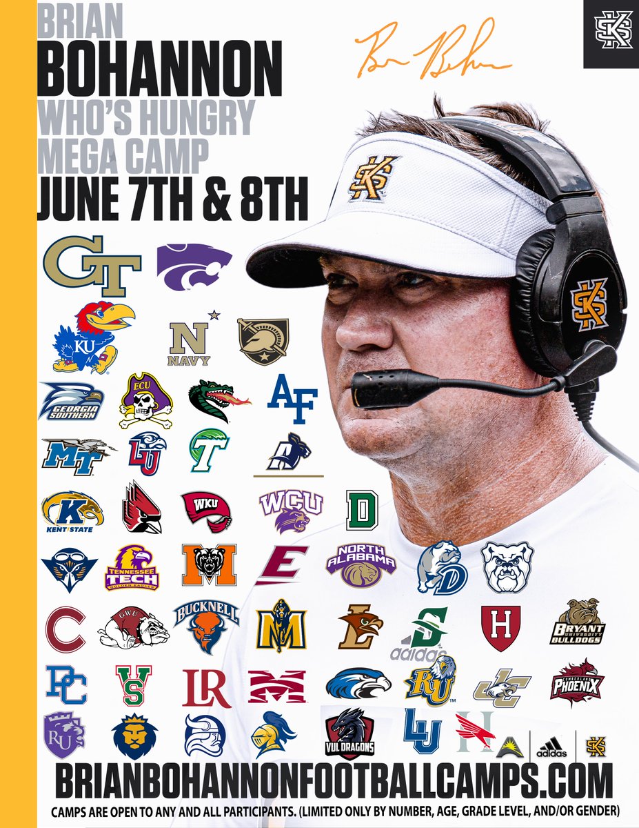 🚨TWO MONTHS🚨AWAY FROM HAVING THE 🔝 🏈 PROGRAMS IN 🇺🇸 ALL IN ONE LOCATION! SAVE 💸💸💸 AND SIGN UP NOW❗️❗️❗️ brianbohannonfootballcamps.com #EAT #MEGACAMP #WHOSHUNGRY 🍽️🥩🍽️