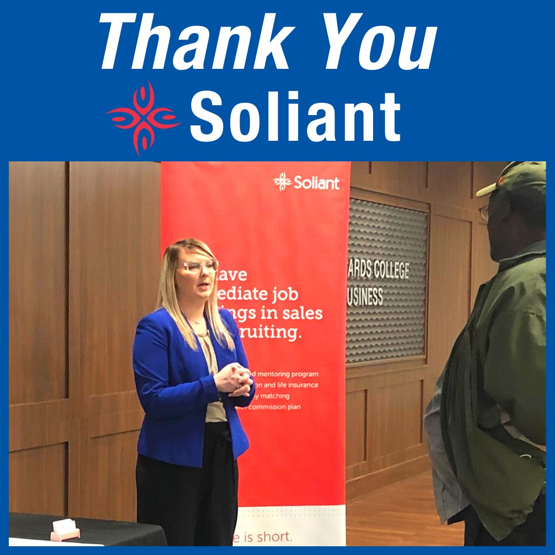 UWGCareer's tweet photo. Special thanks to @soliant for coming out to our campus today to talk to students about their exciting career opportunities! Missed out? Visit them on Handshake and mark your calendar for April 26th to see them again on campus! ⚕️ #careers #gethired #careerservices #employers https://t.co/I2ofmfpzdr
