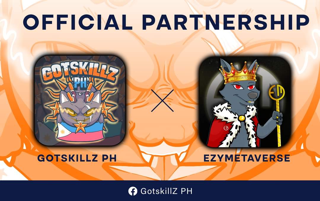 GotskillzPH's tweet photo. GotskillZ PH X Ezymetaverse Partnership

We are happy to announce that we are one of the official partners of  @ezymetaverse 🥳

A utility NFT art that is committed to recreating the P2E gaming experience while also gaining platform access to generate passive income!

1/2 https://t.co/AakygOxO59
