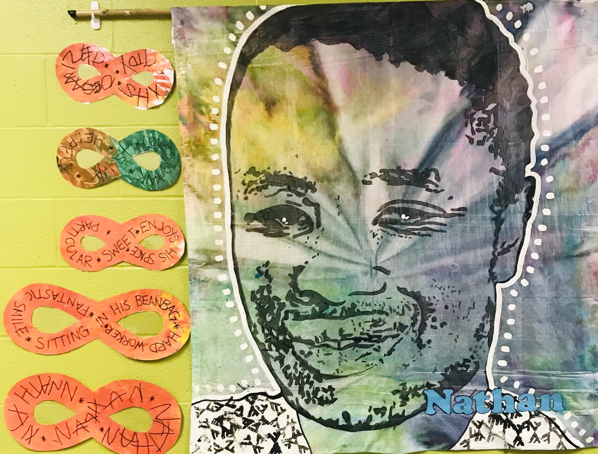 JASS_risewithus's tweet photo. These are the last of the @JASS_risewithus students’ @JeanAugustineSS @PeelSchools self portraits. In case you haven’t guessed, we are in awe and continually inspired by these truly authentic, fascinating individuals. We hope you have enjoyed their #art #AutismAcceptanceMonth https://t.co/1JqDuFKCjz