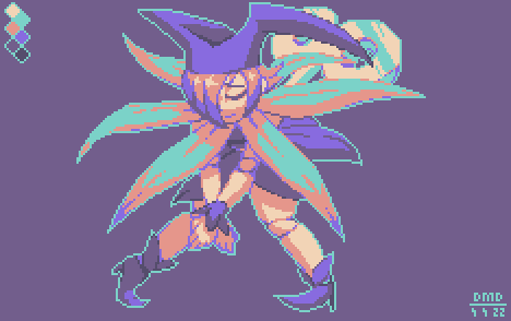 Marionette #pixelart #ドット絵 #darkstalkers