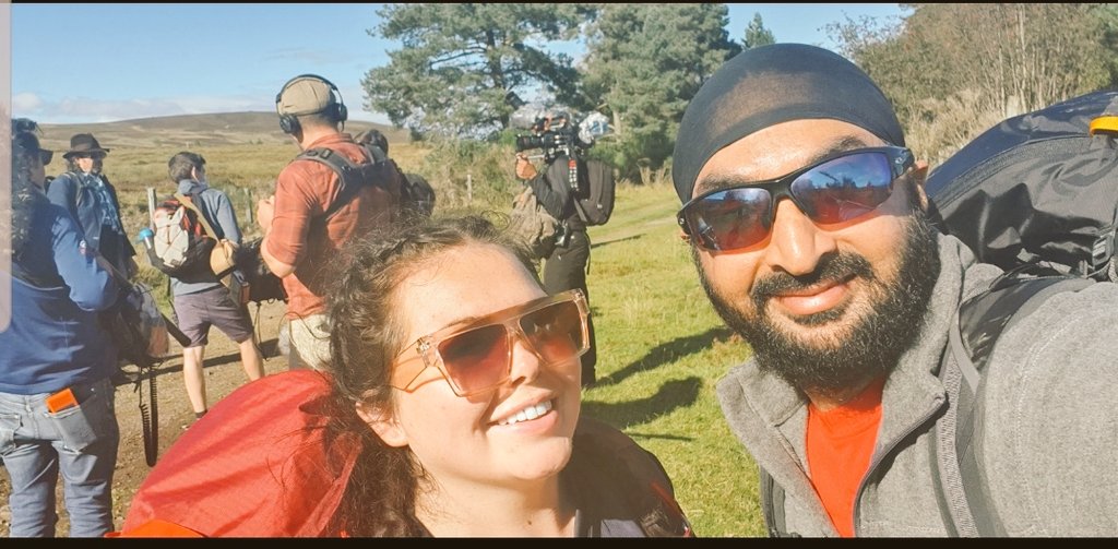 Thankyou for having me <a href="/BBCTheOneShow/">BBC The One Show</a> we had a lovely discussion about Pilgrimage and what faith means to you. 9pm friday first episode <a href="/BBCTwo/">BBC Two</a> @ScarlettMoffatt <a href="/jjenas8/">Jermaine Jenas</a>
<a href="/grimmers/">nick grimshaw</a> <a href="/laurenlaverne/">Lauren Laverne</a>