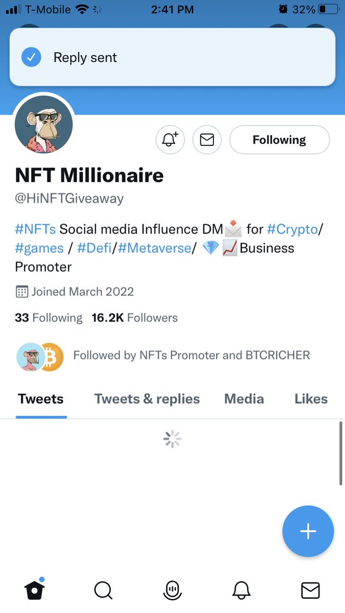 Alex43520932's tweet photo. @HiNFTGiveaway https://t.co/udngBtNCn6