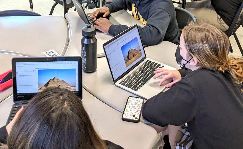 It's always great to hear things like "this is the funnest thing we've ever done in math". Ss used their knowledge of linear relationships to make some line art #Desmos.
<a href="/StMattsMath/">St Matt's Math</a> <a href="/StMatthewOCSB/">St. Matthew High School</a> #admirethetiger