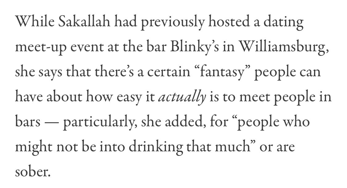 ty <a href="/EaterNY/">Eater NY</a> for covering the hot singles dinner parties… it is true that i think dinners are better than bars for some people (bc u are forced to talk to strangers!!! what a concept)