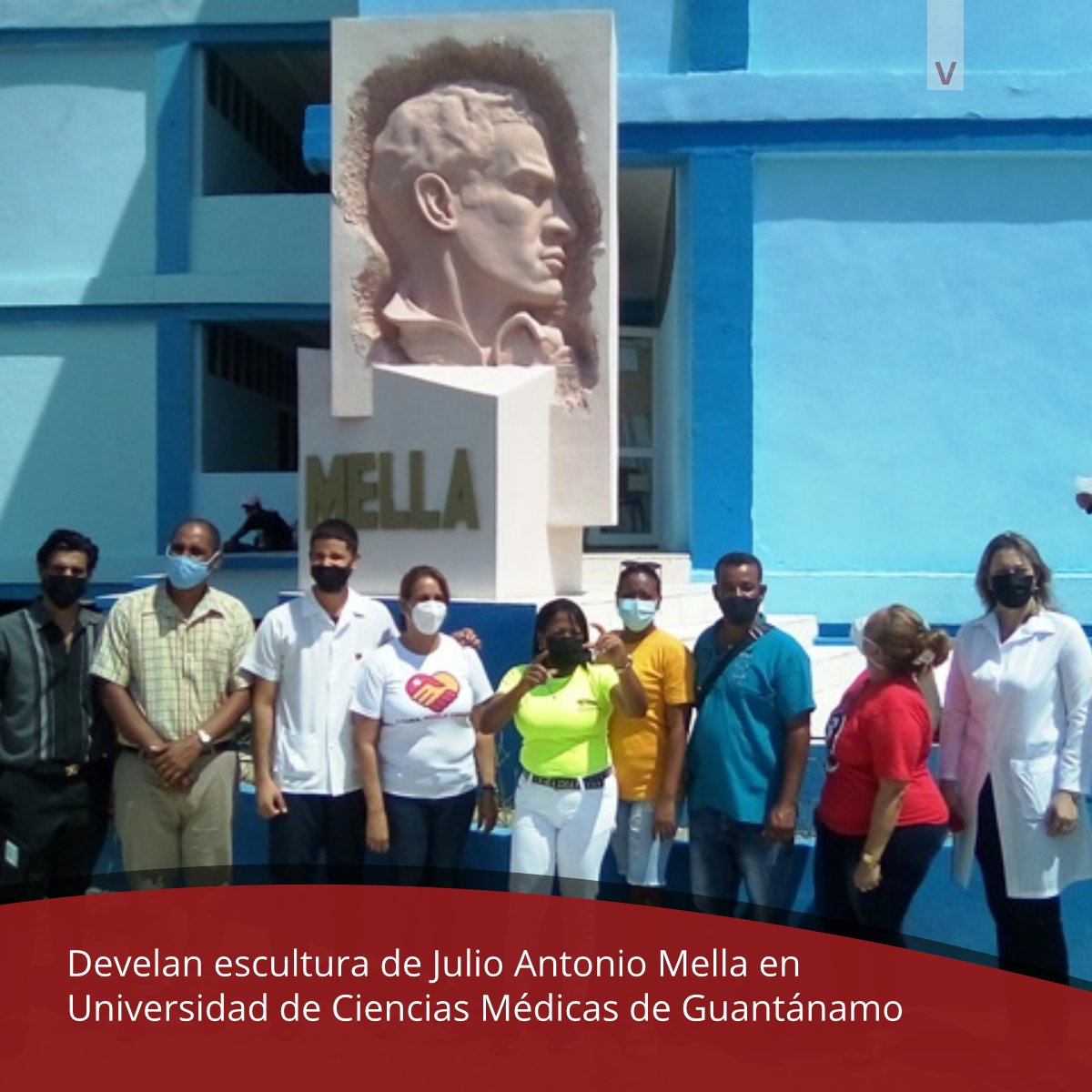 PrensaGtmo's tweet photo. Una escultura en honor al líder estudiantil Julio Antonio Mella, fundador de @FeuCuba, se develó este 4 de abril en la remozada en la Universidad de #CienciasMédicas de #Guantánamo, con motivo de los festejos por el aniversario 60 de la @UJCdeCuba.
https://t.co/pIjrxy30b1 https://t.co/u7Q7ExVNUb