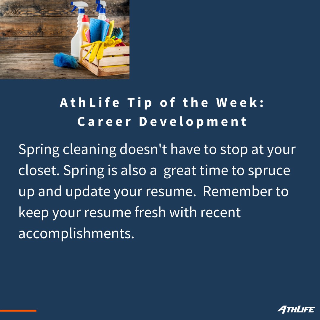 #tipoftheweek #springcleaning #careerdevelopment #resume