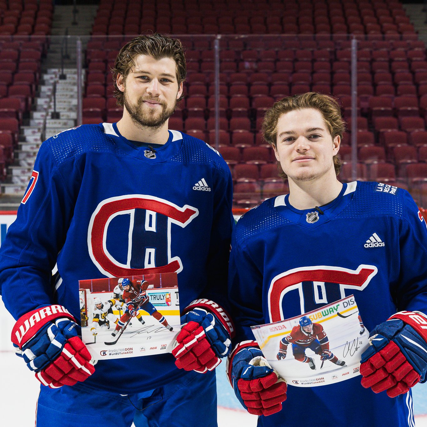 Canadiens Montréal on X: Donate $100 or more during today's @CHCFondation  #oneGOALtoASSIST RadioTéléDON to receive official photos of Josh Anderson  and Cole Caufield! 💙  #GoHabsGo   / X