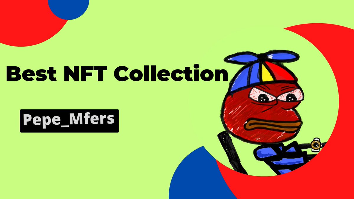 🐸follow : <a href="/Pepe_Mfers/">Pepe Mfers</a>

🐸tag 3 friends

🐸Like❤️&amp; Retweet🔁

#nfts  #nftdrop #nft #nftcollector #ethereum #animation #NFTCommunity #NFTGiveaway
#frognftsolana #pepethefrognft  #NFT  #BITCOIN #cryptocomnft  #NFTSELLER #nftbuyer #pepefrog