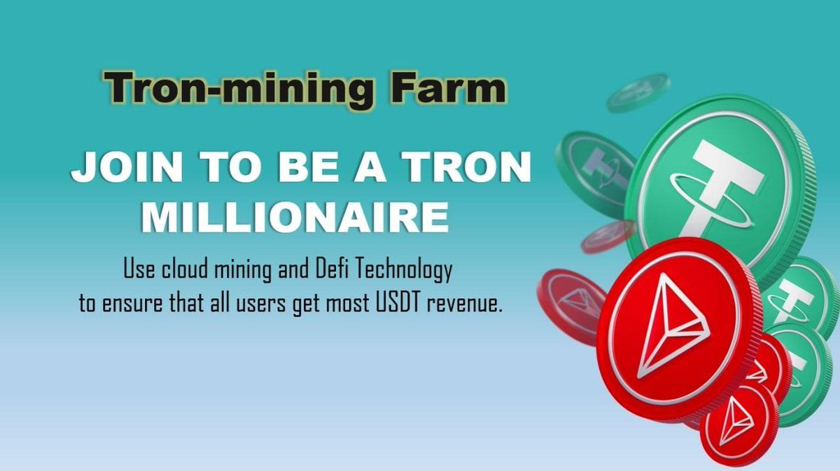 DanaJohn01's tweet photo. Tron-mining Farm is the world's largest mining platform, with comprehensive investments in 50 countries and regions around the world and a mining volume of more than 8 million machine. https://t.co/H0enrQYlyy