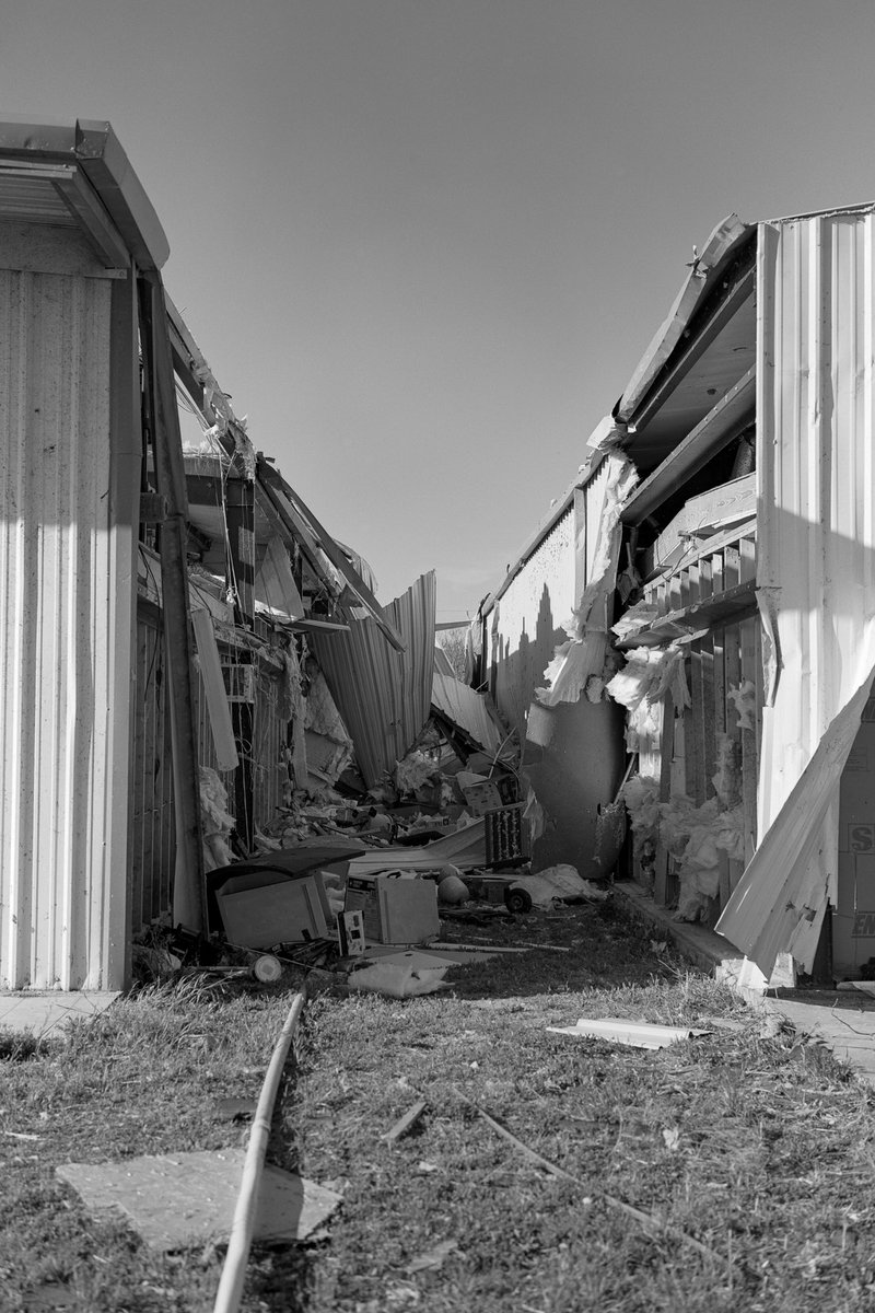 On March 21st several tornados touched down in the Austin area. One, in particular, came dangerously close to our house and we ended up sheltering in a bathroom with a mattress over our heads. These photos are from a small industrial park on the edge of the neighborhood.