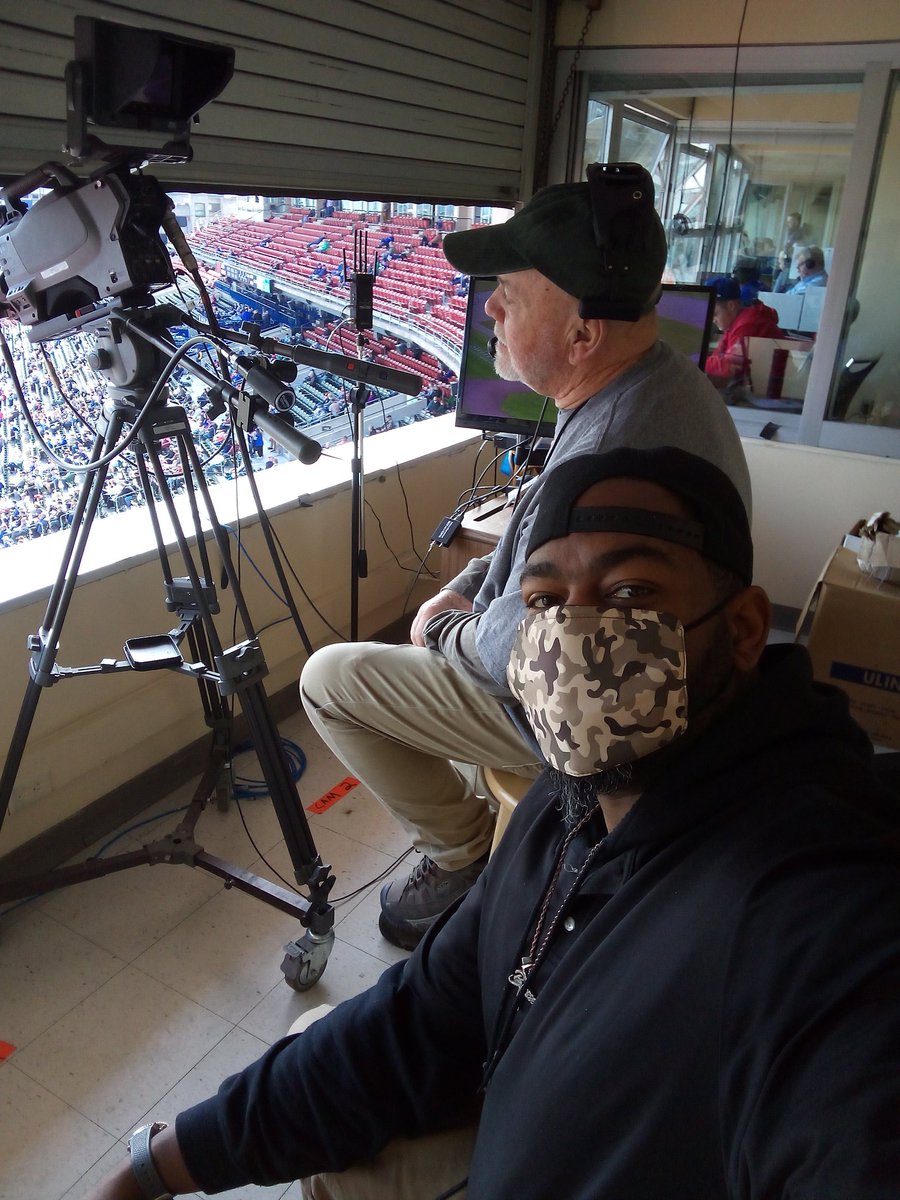 RiseUpFamily's tweet photo. Legendary Photos......Myself with the man, the myth, the legend who gives you the Bisons footage like no one else...the 32 year veteran Jay Burney. #AnotherGOAT #RiseUpFamily #ChallengerNews #wufosports #BisonsBaseball https://t.co/d7hRm6HUTp