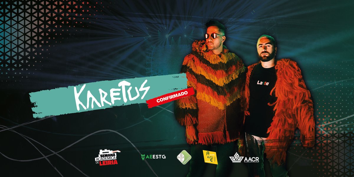 salleiria's tweet photo. ↘️ KARETUS ↙️
A performance e a música aliam-se a um espetáculo de luz e dança electrónica que te vai deixar completamente Maluco! Estás preparado?
🚨Últimos Semanais a Preço Antecipado🚨
Agarra já o teu passe semanal junto à AE da tua Escola.
.
.
.
#ESTG #ESECS #ESSLEI #ESADCR https://t.co/p2yiOjuG2Z