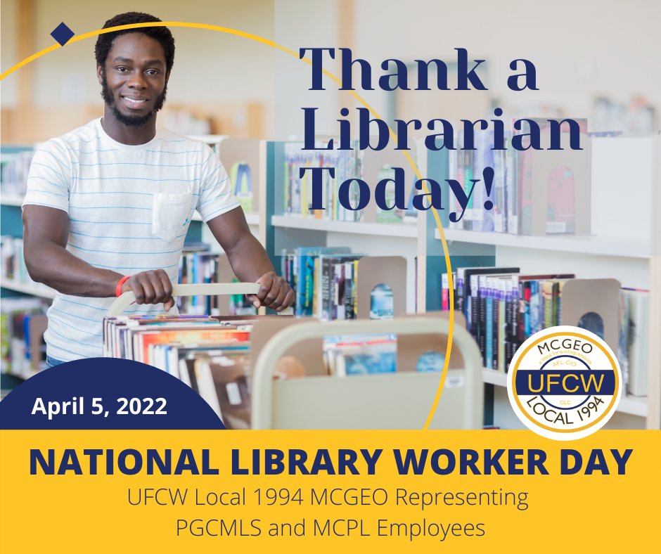 Thank you Local 1994 members and thank you to all library employees for the great work you do!