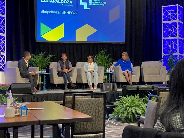 Fearless patient engagement advocate <a href="/stacy_hurt/">Stacy Hurt (she/her)🌻</a>, “It’s our data. We want to know what’s being done with it." #hdpalooza #NHPC22