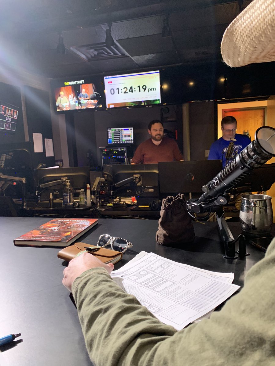 Back in the studio filming episodes! #ttrpg #trrpgs #ttrpgfamily #podcast  #dnd #dnd5e