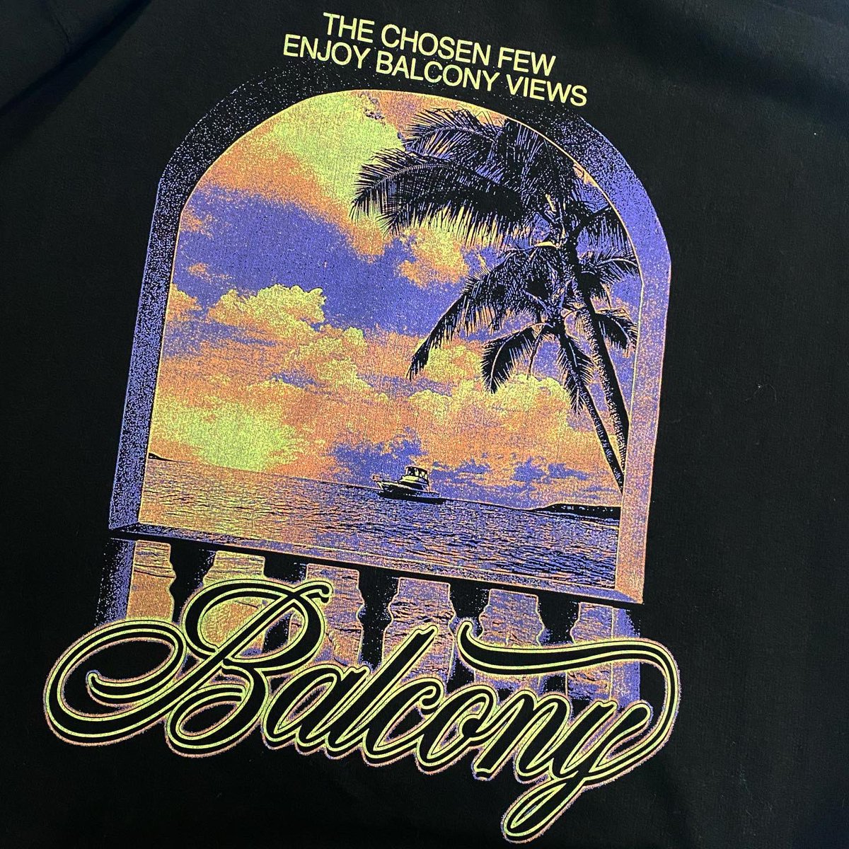 Balcony Views Hoodies &amp; T-Shirts Available Friday 4/8 4PM PST / 7PM EST On BalconyLifeStyle.com 🛥🌴