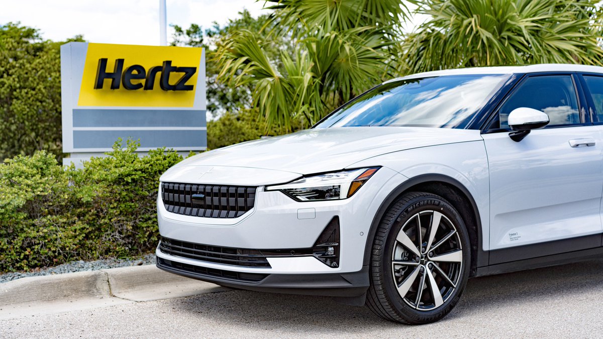 PolestarOC's tweet photo. Will you be renting a Polestar? 
Hertz and Polestar announce a global strategic partnership to accelerate electric vehicle adoption by purchasing up to 65,000 Polestar cars over five years. ✨⚡

#PolestarCars #Polestar2 #polestarsouthcoast #Hertz https://t.co/IQPYF9VDLs