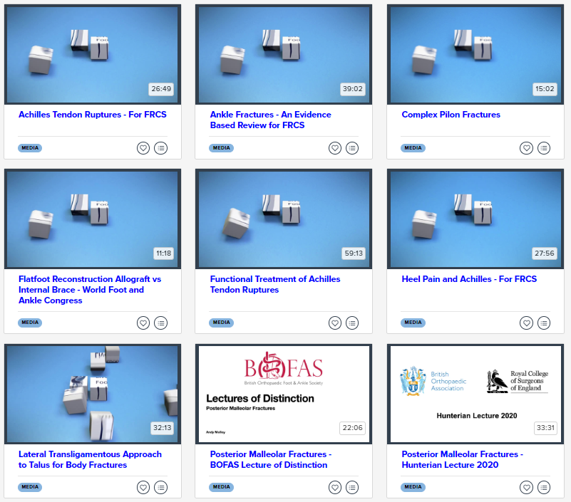 OrthoMedia_'s tweet photo. You can now find @Liverpool_Ortho @FootLiverpool foot and ankle videos, lectures and talks on OrthoMedia! Watch them all for free now at the link below.

#footsurgery #orthopedics @Drlyndonmason @BOFAS_UK 

https://t.co/JuT79WxPuL https://t.co/HpJxTtIBfw