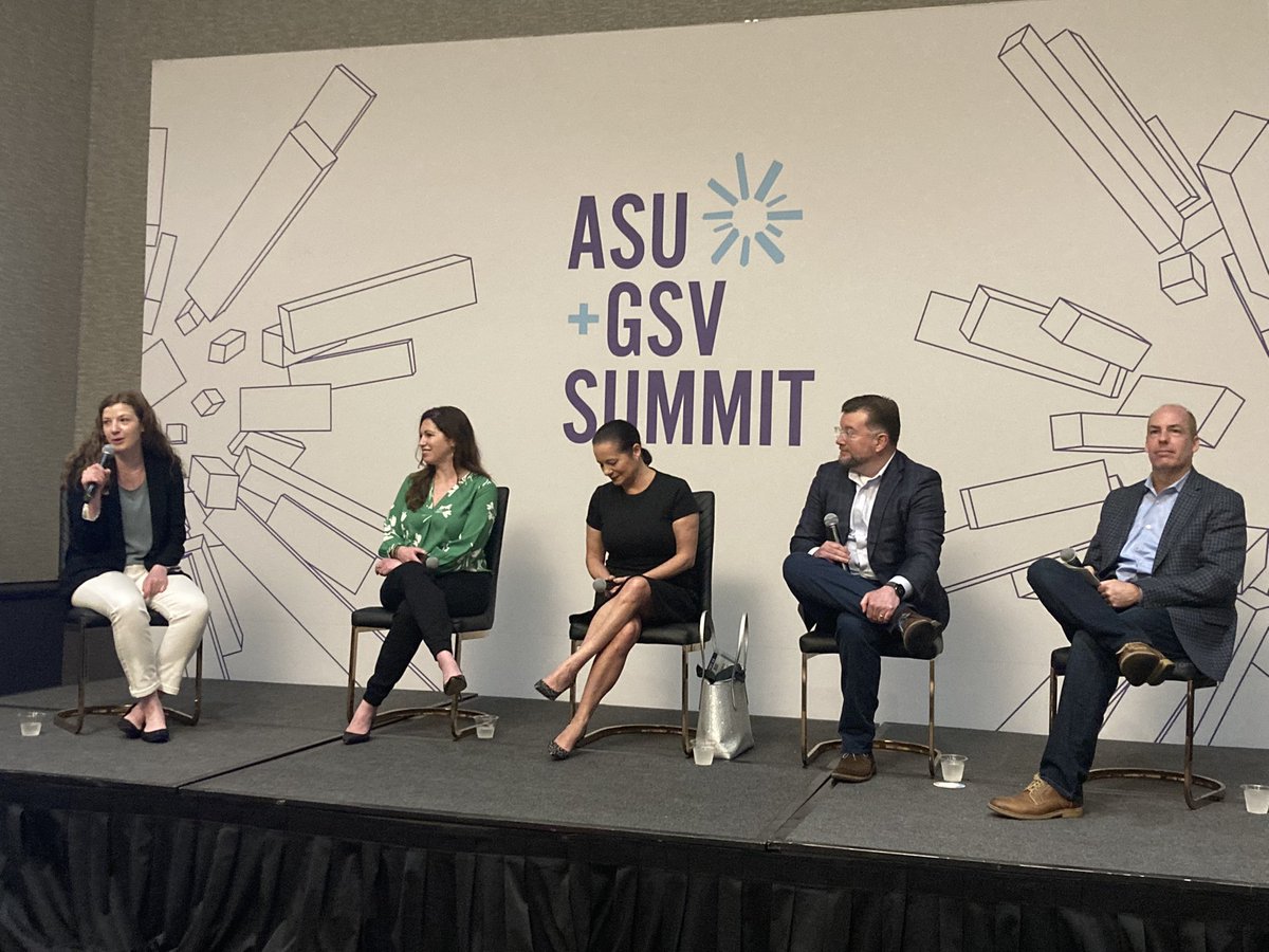 Powerful group of friends delivering the goods at #asugsvsummit - lifting up the importance of durable skills for K-12 students. Thank you Stephanie, Susan, Courtney, Mike and Intuit - awesome vision! #durableskills #capsnet