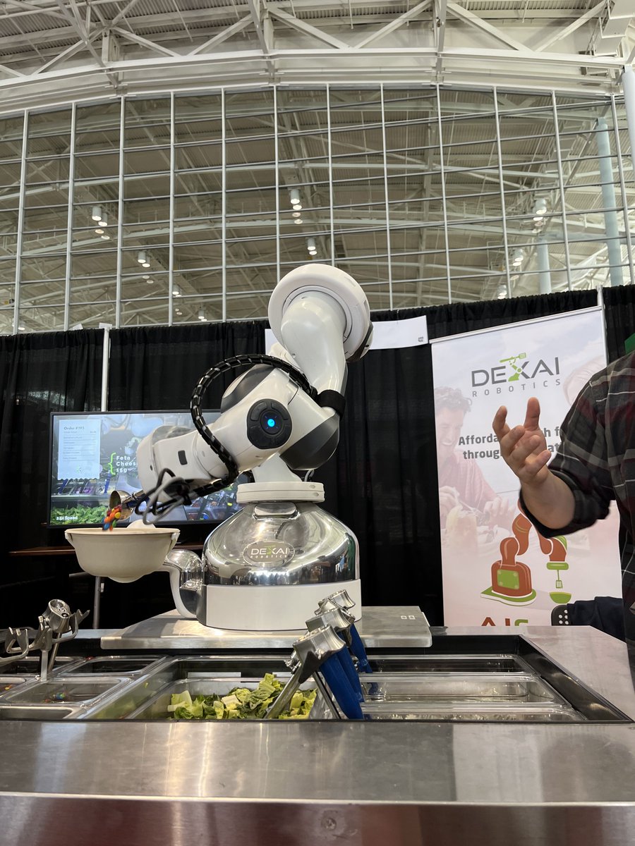 Dexai Robotics (@dexairobotics) on Twitter photo We had such a fun time participating in this year’s #NEFoodShow alongside our friends at <a href="/TriMarkUSA/">TriMark USA | Foodservice Distributor</a>. Thanks to everyone who came out to support the talented, innovative culinary and hospitality communities and, of course, to check out Alfred in action. #robots #food We had such a fun time participating in this year’s #NEFoodShow alongside our friends at <a href="/TriMarkUSA/">TriMark USA | Foodservice Distributor</a>. Thanks to everyone who came out to support the talented, innovative culinary and hospitality communities and, of course, to check out Alfred in action. #robots #food