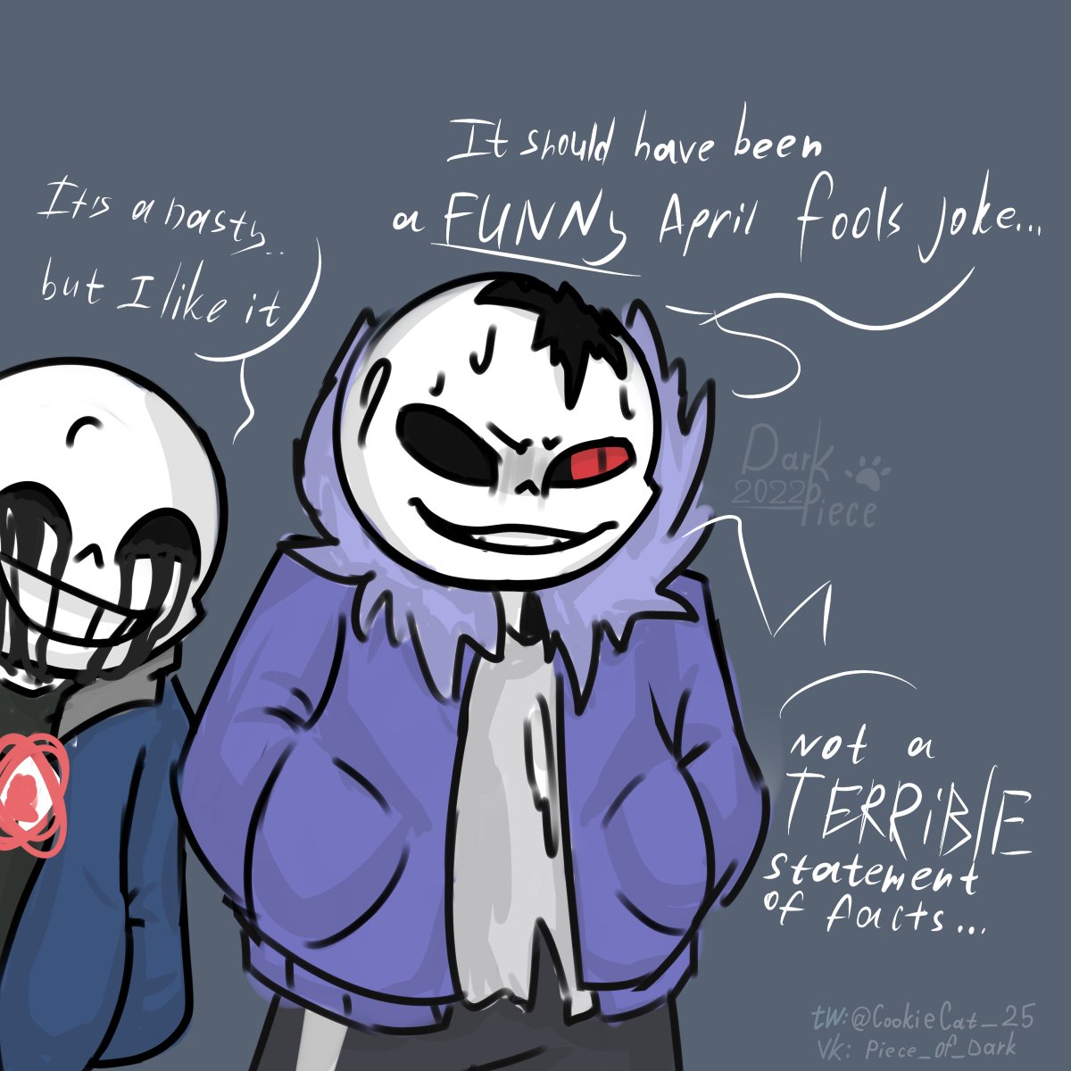 Sans AU's [Horror, Dust & Killer] reacts to there DreamSwap deigns (Short  😭) FINAL 