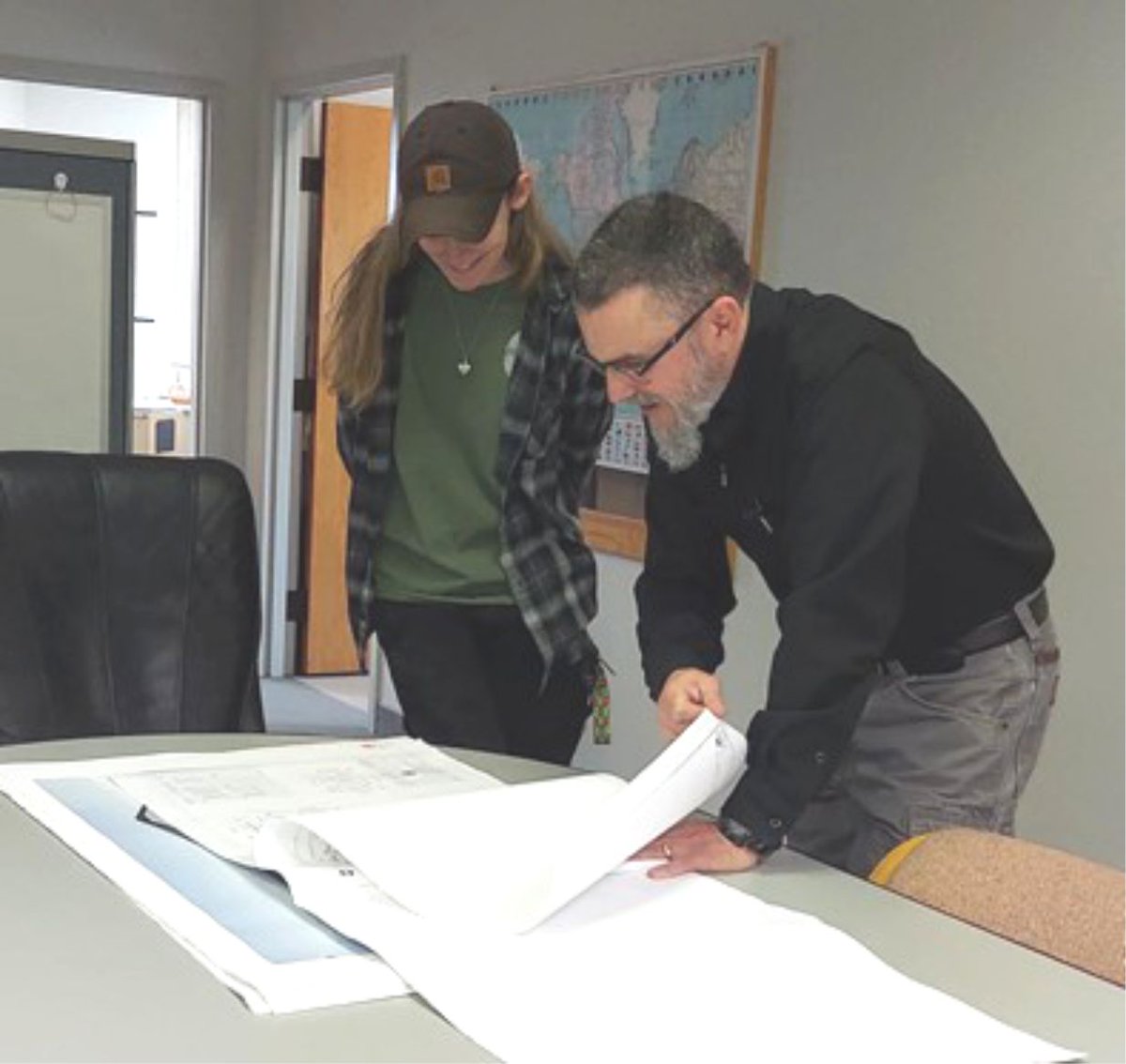 Sheridan_Const's tweet photo. On March 31, 2022, Sheridan Construction’s Engineering Department had another opportunity to job shadow student Courtney Bacon from CATC. 

We were so excited to have Courtney visit and her enthusiasm during her visit was memorable. Thank you, Courtney https://t.co/6TR330CkBx