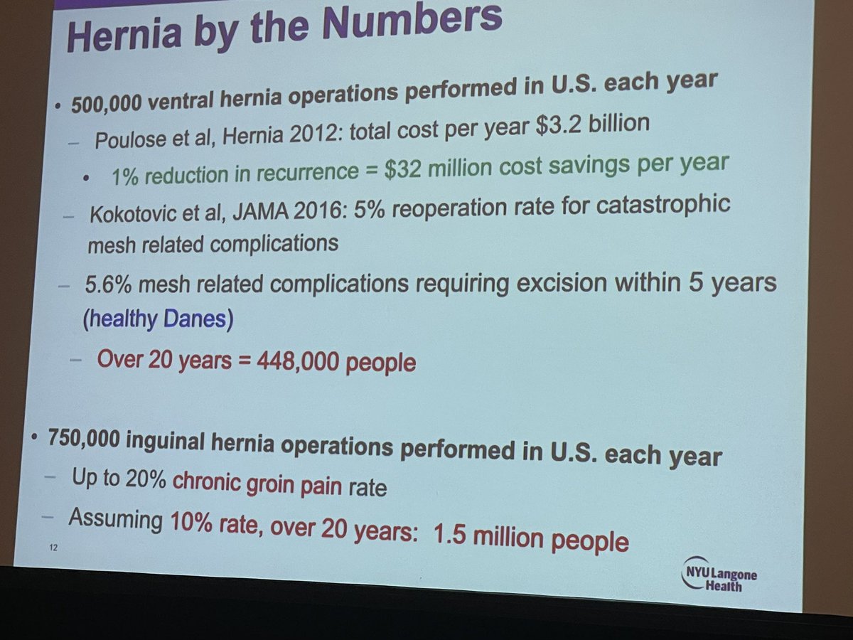 Herniadoc's tweet photo. Next up: unique ventral hernias session. @flavio_malcher talking about #corehealth among our patients @IHC_hernia .
Could you believe how much better it would be if we were able to restore core health by approaching #herniarepair holistically to include core health?
#IHC2022 https://t.co/eJCNw7bP7U