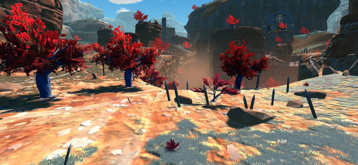 worldofbezogia's tweet photo. Zerkzogia: Where the trees are a beautiful blood red https://t.co/RqFNfiTgCs