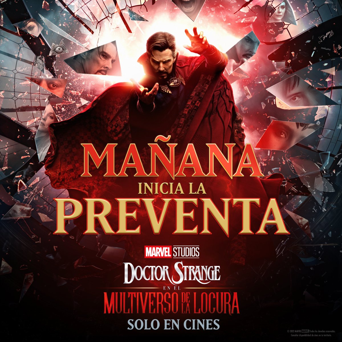 CinesUnidos's tweet photo. ¡Cinéfilo! Conteo regresivo para adquirir tus boletos y ser el 1ero en disfrutar de #DoctorStrange en el #MultiversoDeLaLocura

Ubicación: Todas nuestras sedes y página web 🤩
Hora de comienzo: 10:00 am ⏰

¿Cuántas horas faltan para que tengas tus boletos? 👀

#CU @CinecolorVE https://t.co/MWCn32Wzia