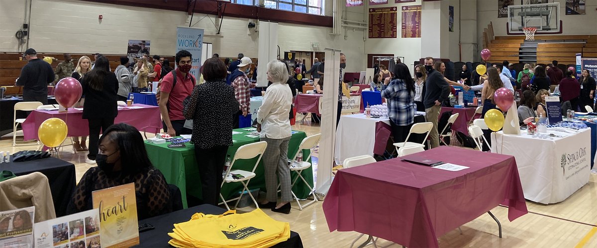 STAC_edu's tweet photo. Thank you to all employers who attended, and terrific job to our Spartans who "STAC'd their futures" at the job and internship fair!
#STAC #STACSpartans #STACYourFuture #STACCareerCenter #Career #Internship #JobFair #Networking #College #HigherEd https://t.co/vpAu2sdonf