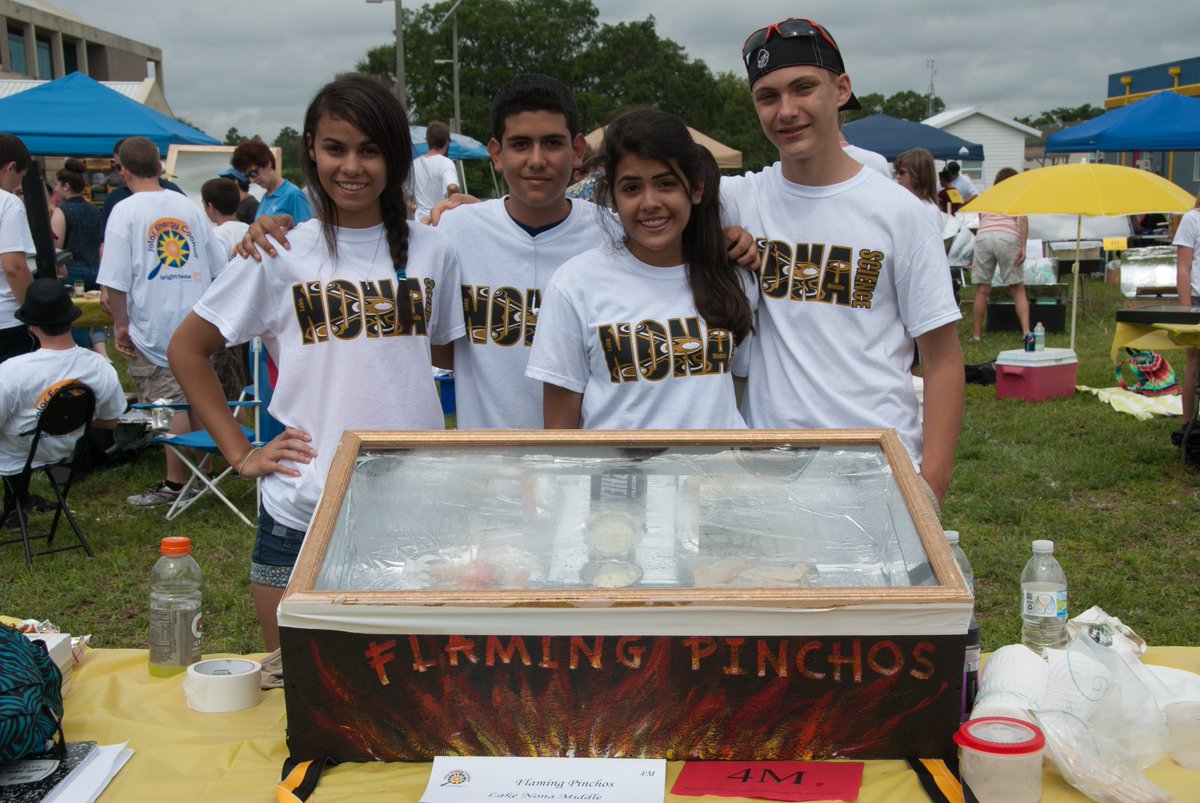 What day is the best day to cook in your solar oven? Fry Day. Design a solar cooker, prepare a tasty treat for our judges, compete for the best solar cooker design/culinary experience at EnergyWhiz. Details at energywhiz.com/competitions/
EnergyWhiz April 30, 2022. <a href="/BrevardSchools/">Brevard Schools</a>