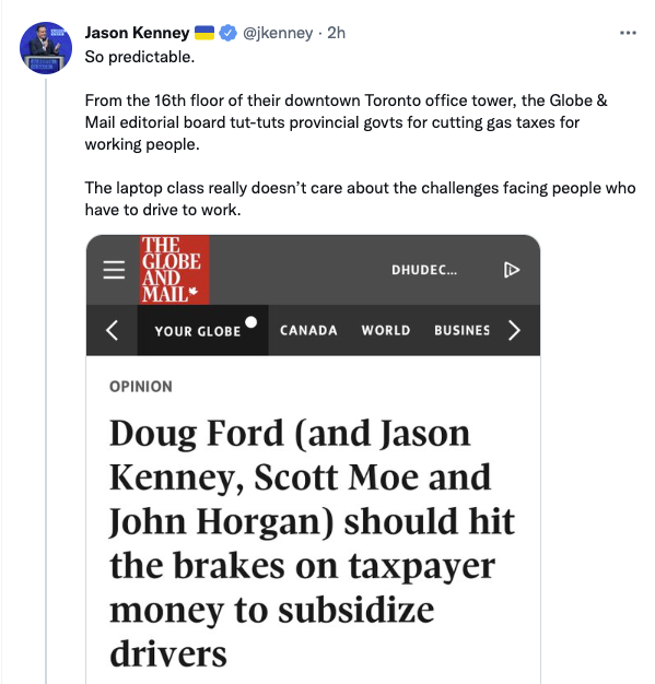TheGentYYC's tweet photo. The goal of crass sneering politicians like @jkenney is to create hatred & division amongst us, so much so that we hate each other more than anybody or anything else. Divide & conquer. 50% + 1. #HateMerchants care only of power, not the Canada they leave behind #abpoli #cdnpoli https://t.co/yiWe48bjXZ