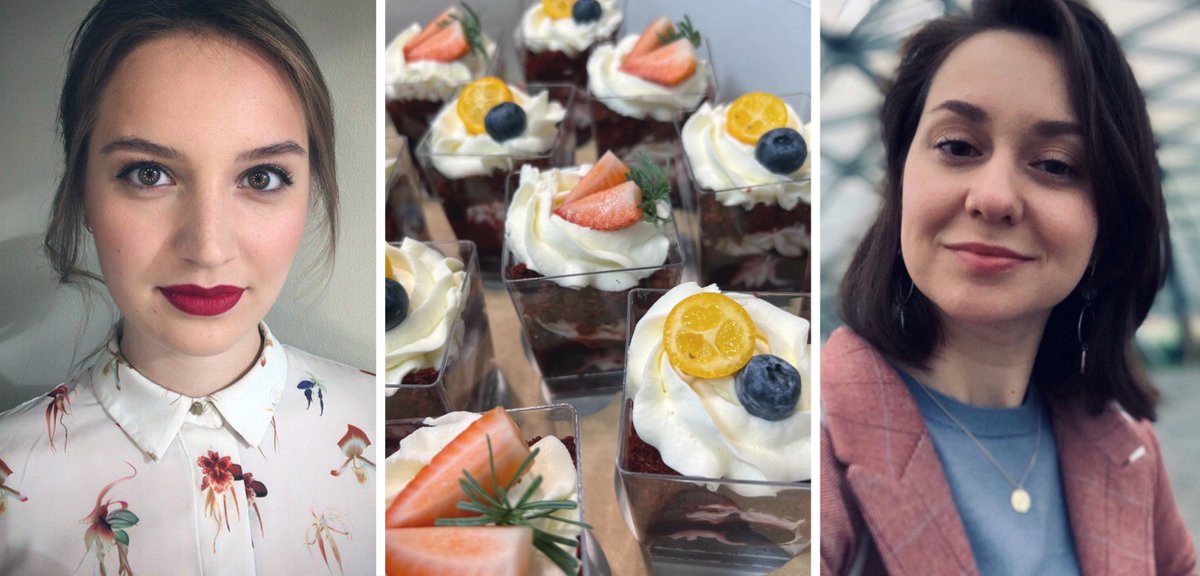 Hello #NFTFam !
We’re Nataly and Maya  - creating desserts🧁 and making content📽️ about it