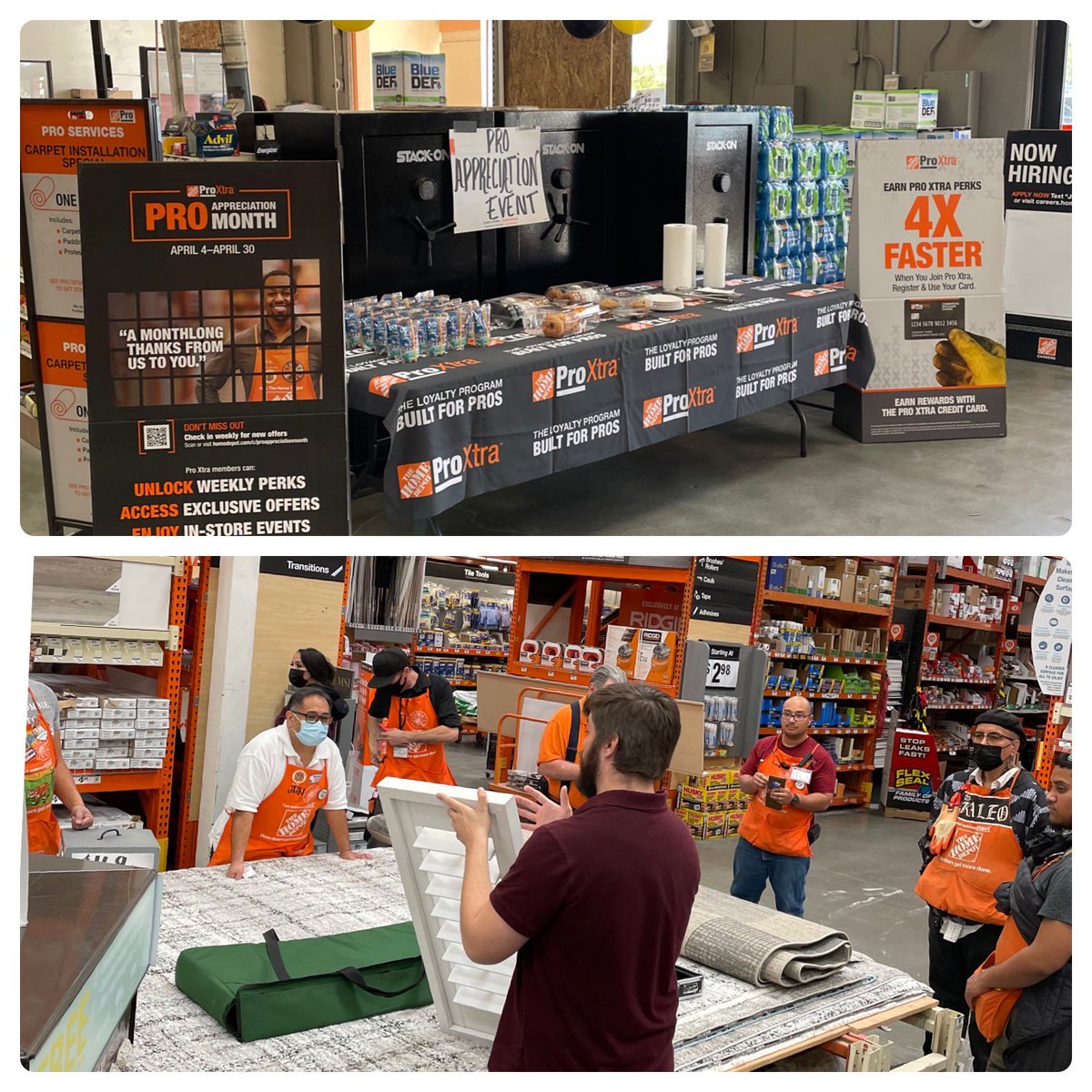 Chris Lezada (@clezadathd) on Twitter photo PRO Appreciation and PK’s on this Specialty Tuesday at the Union City Home Depot #TeamUC #HomeDepot #635 #ProductKnowledge #AssociateEngagement <a href="/crystal_tokmo/">Crystal Tokmo</a> <a href="/sramirez0635/">Shannon Ramirez</a> @Moshe_THD PRO Appreciation and PK’s on this Specialty Tuesday at the Union City Home Depot #TeamUC #HomeDepot #635 #ProductKnowledge #AssociateEngagement <a href="/crystal_tokmo/">Crystal Tokmo</a> <a href="/sramirez0635/">Shannon Ramirez</a> @Moshe_THD