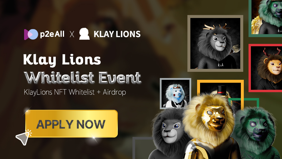 x2eall's tweet photo. [Second Round] 
🦁 Get! Klay Lions One More!
❤️GIFT❤️
- Klay Lions Whitelist Role X 10🦁
- Klay Lions NFT Free Airdrop X 1🦁

1️⃣Follow 
@p2eall
@KlayLionsNFT 
2️⃣LIKE &amp; RTWEET &amp; TAG 3 Friends
3️⃣JOIN Discord https://t.co/QY5PIgfd7w
4️⃣Submit Form https://t.co/G4nB4B3PLp https://t.co/3wwiwogPtW