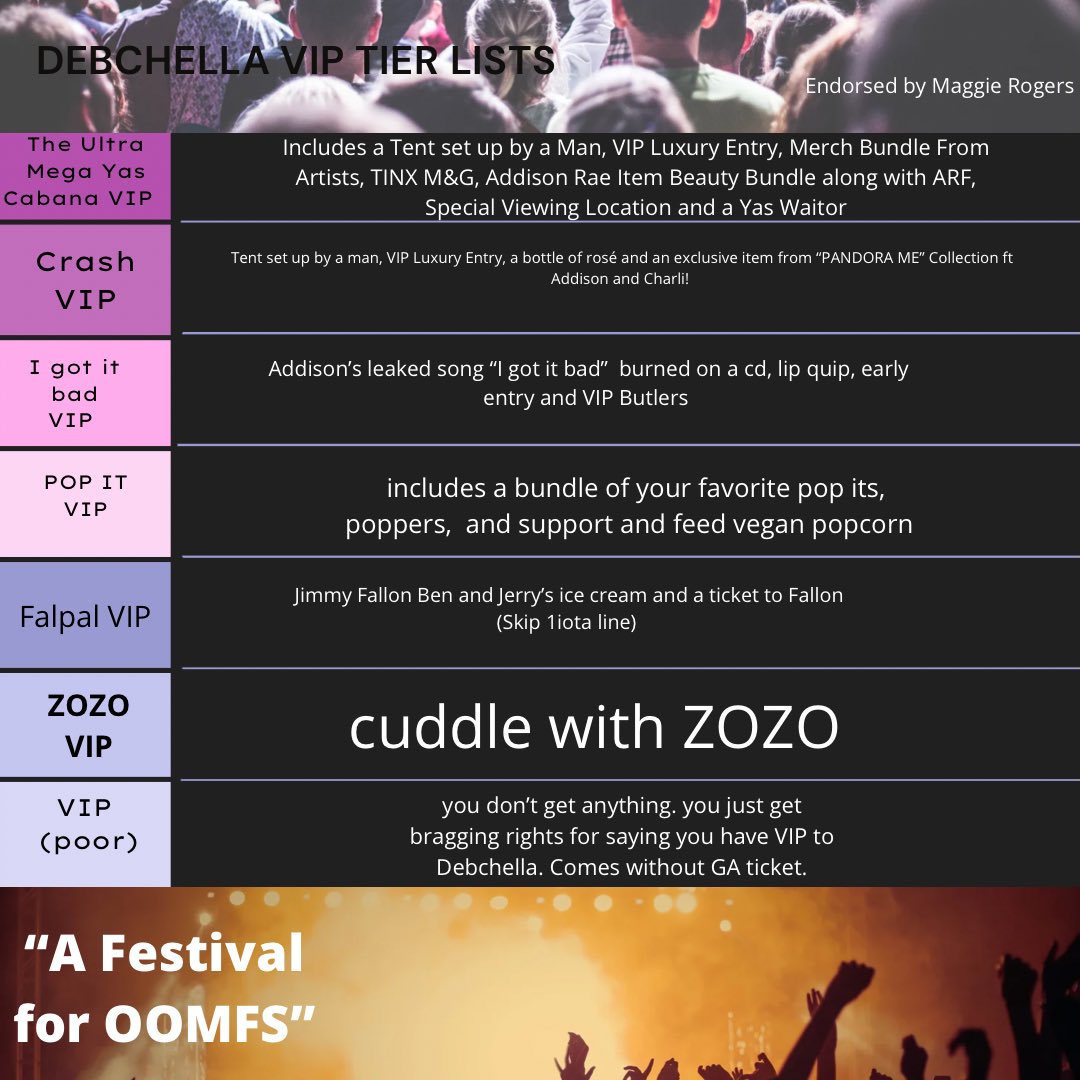 DEBCHELLA31's tweet photo. VIP JUST DROPPED FOR DEBCHELLA OMG ๐ฑ https://t.co/zfx4d2LSGR