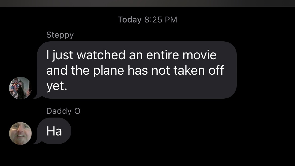 caitgen's tweet photo. @JetBlue it’s my mom’s bday she has been sitting on a plane for 3 hours going no where!!!! i’m mad at you https://t.co/3QJN1ta1zx