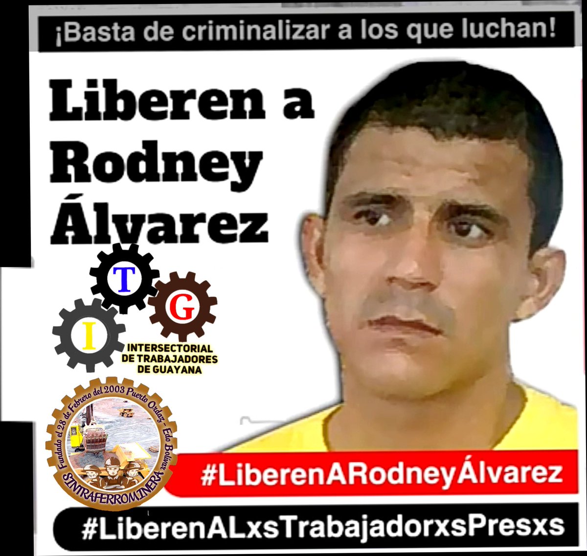 RubendGonzalez's tweet photo. El Fiscal General Tarek Williams Saab tiene en sus Manos la desicion de darle la Libertad Plena a Rodney Álvarez trabajador de FMO que tiene más de 10 años Preso por una Gran manipulación de injusticia polítiquera del Sistema Judicial por un delito que no cometió y es inocente https://t.co/8a4hNqdCCn