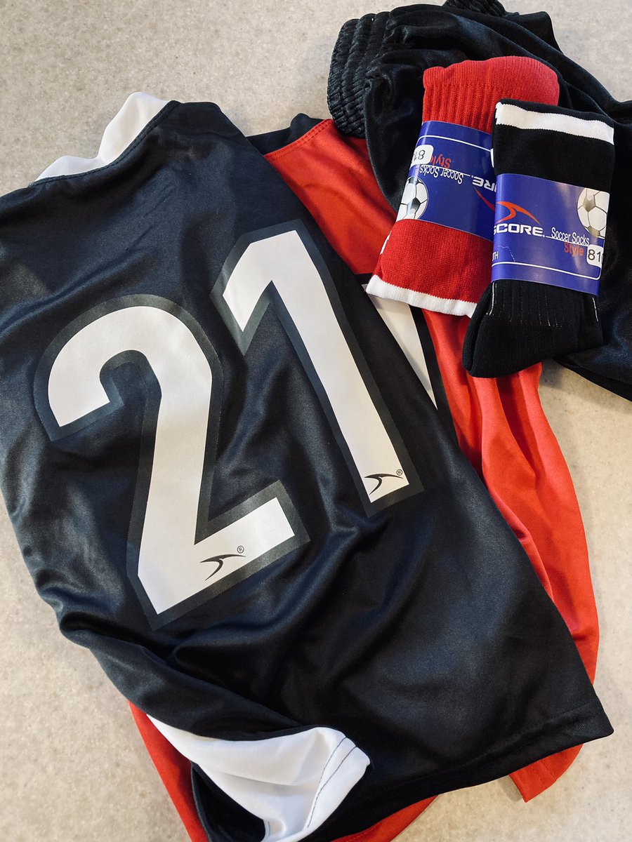 Linds_Fink's tweet photo. When you get your son’s uniform, and he’s been given the number that you (and your sister) always wore.❤️⚽️ https://t.co/34nzHpEjU4