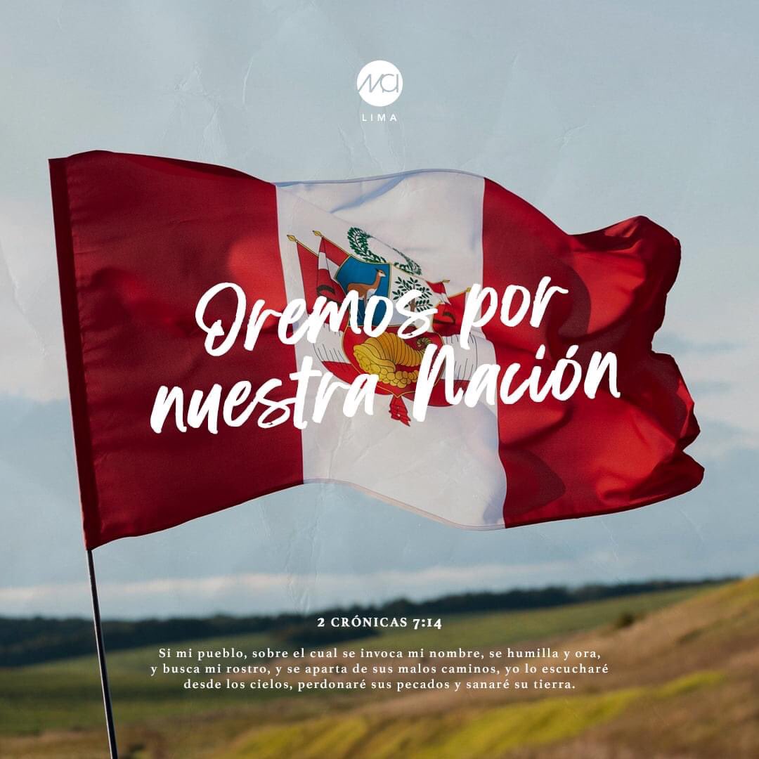 MCILima's tweet photo. Durante estos años hemos aprendido que a través de la oración se pueden cambiar las circunstancias, y este es un tiempo donde como un solo pueblo reconozcamos juntos y sin excepción nuestras faltas con un corazón humillado para ver la mano de Dios sobre nuestra nación. 🙏 🇵🇪 https://t.co/hhzHi2Rsx8