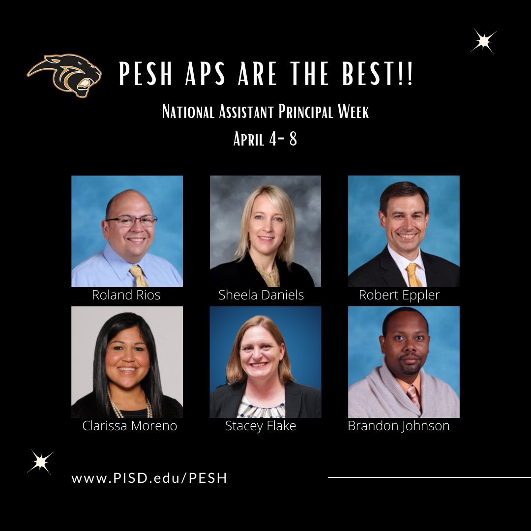 East is lucky to have the best Assistant/Associate Principals! Thank you for all that you do for the staff, students, and community Plano East #APWeek #PlanoISDProud