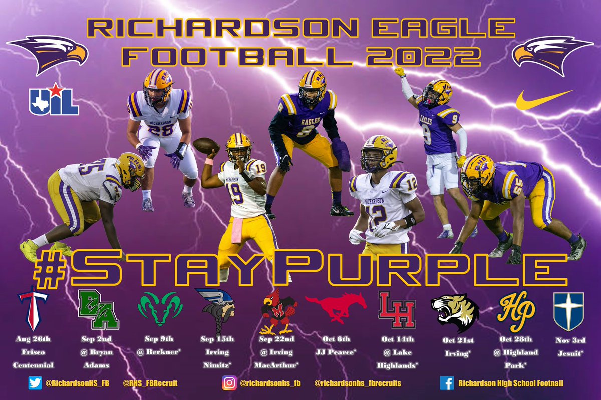 Richardson Eagles FB tweet media