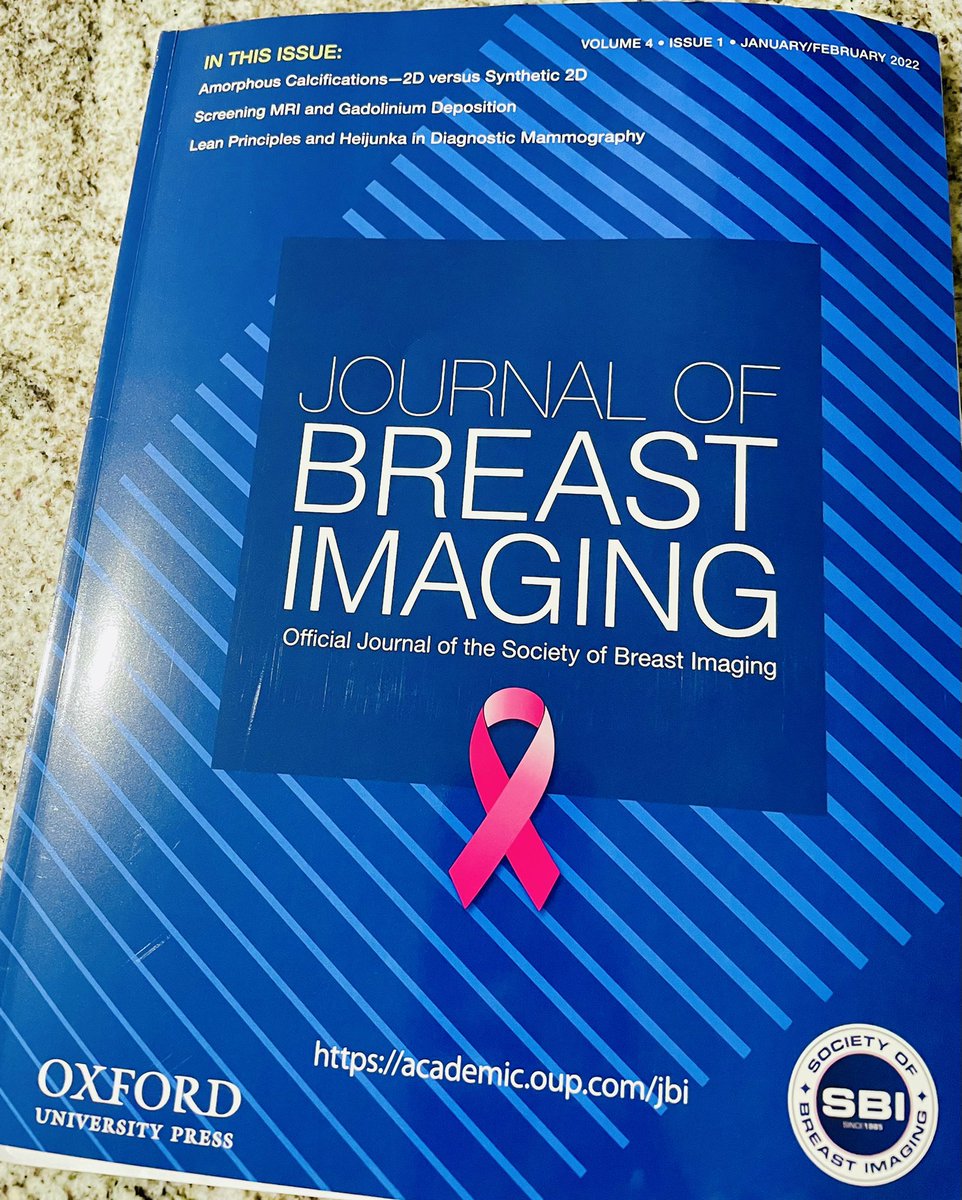 Nidhi Sharma MD (@drnidhisharmaa) on Twitter photo Latest <a href="/JBI_SBI/">Journal of Breast Imaging</a> 2022 issue has outstanding articles on #screening and a wealth of advice on career development. Perfect primer to <a href="/BreastImaging/">Society of Breast Imaging</a> #SBIACR2022 in May! <a href="/SBIRFS/">SBI RFS</a> <a href="/ACRYPS/">ACR YPS- We've Moved! Follow @RadiologyACR.</a> <a href="/ACRRFS/">ACR RFS - We've Moved! Follow @RadiologyACR.</a>
Thanks to editors <a href="/JennHarveyMD/">Jennifer Harvey</a> @PeterEbyMD <a href="/alourenco_ana/">Ana P Lourenco MD</a> <a href="/mbmainiero/">Martha Mainiero</a> <a href="/DrWendieBerg/">DrWendieBerg</a> et al Latest <a href="/JBI_SBI/">Journal of Breast Imaging</a> 2022 issue has outstanding articles on #screening and a wealth of advice on career development. Perfect primer to <a href="/BreastImaging/">Society of Breast Imaging</a> #SBIACR2022 in May! <a href="/SBIRFS/">SBI RFS</a> <a href="/ACRYPS/">ACR YPS- We've Moved! Follow @RadiologyACR.</a> <a href="/ACRRFS/">ACR RFS - We've Moved! Follow @RadiologyACR.</a>
Thanks to editors <a href="/JennHarveyMD/">Jennifer Harvey</a> @PeterEbyMD <a href="/alourenco_ana/">Ana P Lourenco MD</a> <a href="/mbmainiero/">Martha Mainiero</a> <a href="/DrWendieBerg/">DrWendieBerg</a> et al