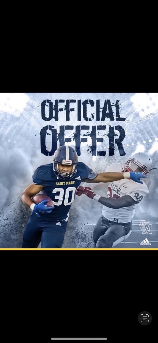 ThompsonGermond's tweet photo. After a Great Talk with @FathereeAdam I am extremely Blessed to receive an Offical Offer from the University Of Saint Mary🔵🟡!! @Spire_Football https://t.co/lMIXawN1hS