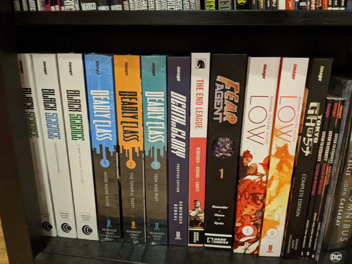 Deadly class 2 &amp; 3 joined me today.
The Remender collection is nearly complete!